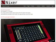 Tablet Screenshot of nixerproaudio.com